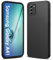 AGGPLTO Hülle für Samsung Galaxy A41 6,1 Zoll, Ultra Dünn Flüssig Weiche Silikon Handyhülle with Microfiber Lining Stoßfeste Kratzfest Anti-Fingerabdruck Case für Samsung Galaxy A41, Schwarz