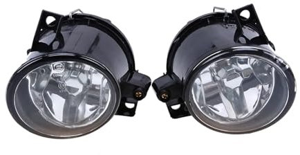RUIHAHA Auto Nebelscheinwerfer für Polo 9N MK4 Fox 5Z1/5Z3 5W0941699, Auto Links Rechts Vorne Stoßstange Tagfahrlicht Nebelscheinwerfer Montage,1 Pair