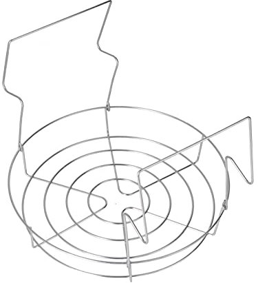 Rejilla para Conservas Plana de Acero Inoxidable, Rejilla para Conservas Al Baño María, Antideslizante, Antiescaldaduras, Ahorra Tiempo, Plegable para Tarros de Cristal para