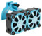 DKKY RC Motor Cooling Fan Heatsink 18000RPM 36mm for ARRMA Axial Traxxas 1/6 1/8 1/10 RC Models with 3650 Motor (Blue)