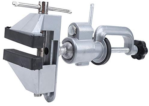 AKLOSIPY Ständer für Elektrische Bohrmaschinen aus Aluminium mit Halterung und V-Werkzeug Zum Bohren, Kompatibel mit den Meisten Elektrischen Bohrmaschinen, Stabil und Einfach für