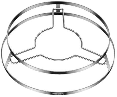 de olla de mostrador resistente al calor, trivet de metal para platos calientes,Bandeja de vapor multifuncional resistente al calor - doble capa, cocina de cocina para hornear vegetariano