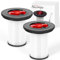 Nicemiya 2 Filter Kompatibel mit Bosch Unlimited Gen2 Serie 8 Staubsauger mit Reinigungsbürste Filter Ersatz 12036642, 12023349(nicht geeignet für Serie 6 und 7)