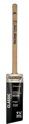 Arroworthy Classic Semi Oval Angled Pencil Handle Paint Brush - 1.5 Inch