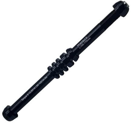 Steckachse für Rollentrainer – 12 mm Steckachsen-Adapter für Fahrradtrainer, Achsen, kompatibel mit Mountainbikes und Rennrädern 142–148 mm, Gewinde P1,0 P1,5 P 1,75, inkl. Abstandshalter für Damen