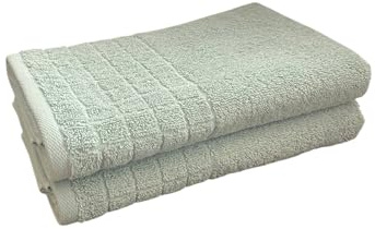 nily Handtücher 2er Set 50x100 cm – 480 GSM 100% Baumwolle – Klasik Kollektion, Extra Saugstark & Weich – Trocknergeeignet – Hochwertige Qualität für Bad, Gäste WC & Fitness