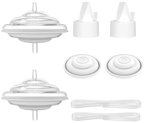 Spectra Replacement Pump Parts for S1/S2/9 Plus/Synergy Gold | Breast Pump Parts Help to Restore Pump Suction, Include Valves/Backflow Protectors/Tubing