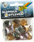 folia 1255 - Schmucksteine Maxi - Smoky, 20 Stück, sortiert, mit Löchern zum Annähen oder Aufkleben - ideal zum Verzieren von Grußkarten, Scrapbooking und anderen Bastelarbeiten