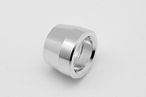 Autobahn88 Aluminum Olive Insert for PTFE Teflon Fuel Line Hose End, AN8 (Silver) (Pack of 5)