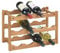WENKO Etagère à vin 12 Bouteilles en Bois Norway | Range Bouteilles, casier à Bouteilles | Capacité 12 Bouteilles| Style scandinave | Noyer Finition chêne | 42x28x21cm | Bois