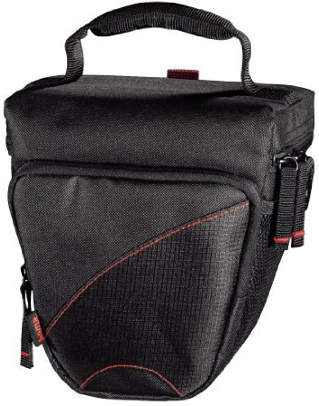 Hama Kameratasche für eine kompakte Systemkamera/Spiegelreflexkamera mit Objektiv, Astana 110 Colt, Schwarz