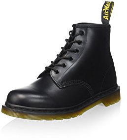 Dr. Martens 101 Smooth 6 Eye Boot , Stivaletti Unisex Adulto, Nero, 40