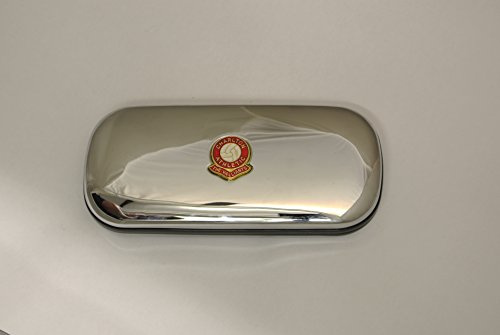 Polished chrome football club glasses case – Charlton Athletic