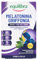equilibra Integratori Alimentari, Melatonina + Griffonia, Integratore a Base di Melatonina e Griffonia, Contribuisce a Ridurre il Tempo di Addormentamento, Favorisce il Rilassamento, 60 Compresse