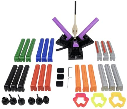 Bohning Bogenschießen Komplettset Tower Jig Fletching, Schwarz