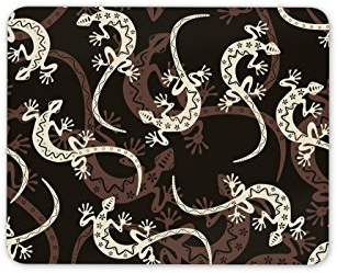 Destination Vinyl Ltd Cool Lizard Print Mouse Mat Pad - Gecko Gekko Cute Animal Gift Computer #13101