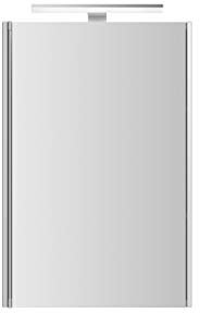 Jokey Spiegelschrank Singlealu Aluminium in der Farbe Aluminium mit Beleuchtung