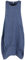 Storm Island® DT016 Ladies Italian Sleeveless Linen Dress Women's Side Ribbed Plain Top Denim