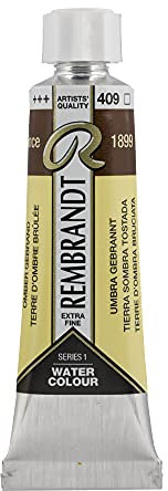 Rembrandt Watercolour Tube 10ml Burnt Umber (409) Series 1