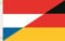 U24 Flagge Fahne Niederlande-Deutschland 90 x 150 cm