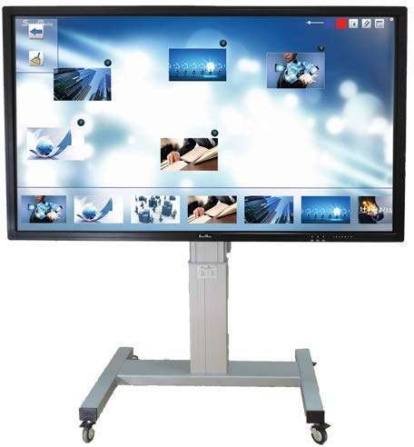 SMARTMEDIA Trolley/Carrello Elettrificato per Monitor da 42 a 100