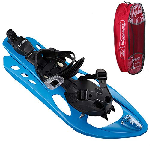 Inook AXL Schneeschuhe I Schneeschuhe mit Steighilfe I EU 34-42 I Schneeschuh Set mit praktischer Schneeschuhe Tragetasche I Individuell größenverstellbar und vielen patentierten Funktionen