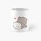 Snuggles Kaffeetasse, Motiv: Mochi Pfirsich und Goma süße Katze, klassisches Geschenk, 325 ml