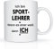 Print-Klex Berufstasse mit Sportlehrer Motiv Bedruckt Sportlehrer Tasse für Beruf Geschenk Kaffeebecher Geschenktasse Teetasse Arbeitstasse Arbeitsbecher mit Druck 330ml Beruf Tasse