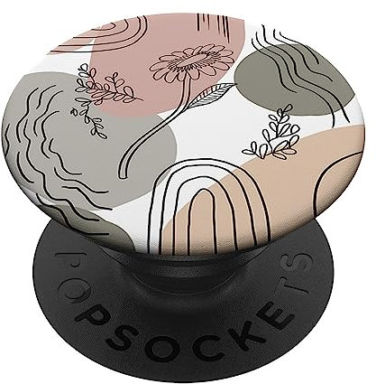Minimale Blume Boho Floral Bohemian Ästhetik PopSockets Klebender PopGrip