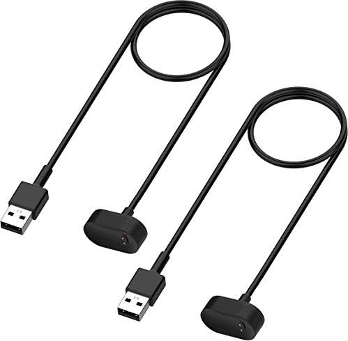 Emilydeals 2-Pack Charger for Fitbit Ace 2, Fitbit Inspire HR and Fitbit Inspire - Replacement USB Charging Cable Cord for Fitbit Inpsire, Inspire HR and Ace 2 [1m/3.3ft] (2)