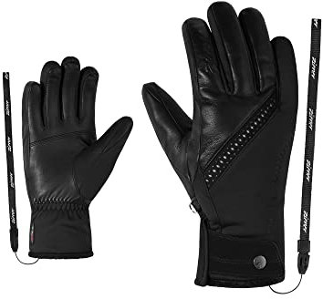 Ziener Damen KALMA Ski-Handschuhe/Wintersport | Gore-Tex Infinium, extra warm, Black, 8