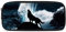 chaqlin Federmäppchen mit großer Kapazität für High School Office College Student Pencil Box Case, Heulender schwarzer Wolf, Münzbeutel