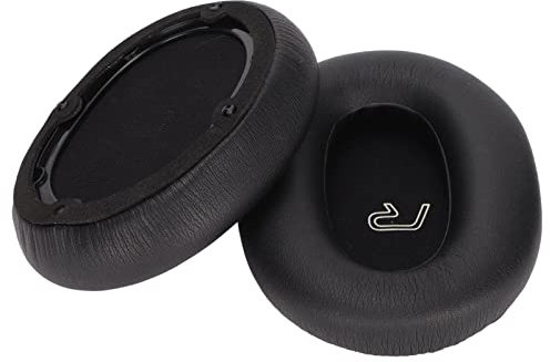 Almohadillas para Auriculares, para Auriculares Bluetooth W860NB W830BT, Almohadillas para Orejas de Repuesto Cómodas Y con Aislamiento de Ruido, Espuma Suave Y Cuero Proteico(Negro)