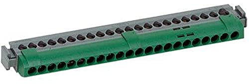 Bticino FMM20S IP00 Morsettiera per Conduttori di Protezione, 20 Poli, 157mm x 10.5mm