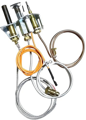 Viefow 446-510A Pilot Assembly for Heatilator Fireplaces Heat-N-Glo, Empire Natural Gas Fireplace Parts R5143