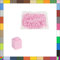CMC imports 200 mattoncini da costruzione Briks 1 x 1 gommini compatibili, 34 colori (chiaro – rosa / 970)