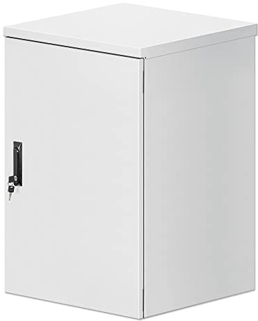 Intellinet Industrieller IP55 19 Wandverteiler mit integrierten Lüftern, 18 HE 600mm tief grau