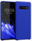 kwmobile Hülle kompatibel mit Samsung Galaxy S10 Plus / S10+ Hülle - Silikon Handy Case - Handyhülle weiche Oberfläche - kabelloses Laden - Baltik Blau