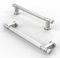 FURNIWARE Pack of 10 Cabinet Handles Brushed Nickel Kitchen Door Handles Hardware Drawer Pulls Kitchen Cabinet Door Handles Pull-128mm(5 Inch) Hole Center