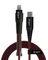 Akagani iPhone Fast Charging Cable, USB-C to Lightning Braided Cable, 4.28FT MFi Certified, Cable for iPhone 14 13 12 11 X XS Pro, Pro Max, Plus, iPad, Red/BLK Braid, Stand Function, Ideal for Travel