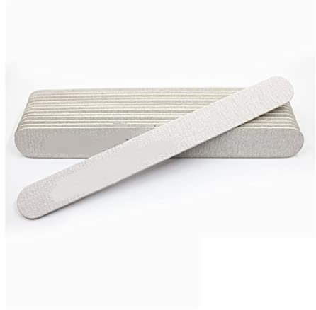 RHAIYAN 50 unids/lote de limas de uñas de madera 100 180 240, lima de uñas de esmeril, papel de lija profesional, accesorios for uñas, suministros de manicura Specific ( Color : Straight 180-240 )
