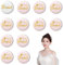 ALEGRE® 12 Stück JGA Braut Button Set,Jga Accessoires Frauen,Team Bride Buttons Anstecker,Junggesellenabschied Frauen Accessoires,Jga Frauen Abzeichen für Spiele Party,Hochzeit,Engagement Feiern(Rosa)