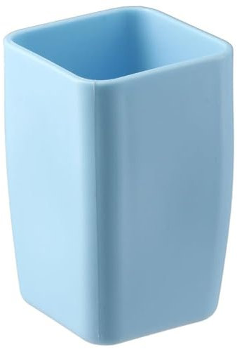couponhub 1 gobelet à brosse à dents en plastique épais de 300 ml, multi-usage, solide et résistant aux chutes, pour salle de bain et bain de bouche (bleu)