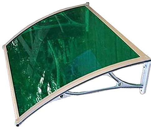 SINYUIF Türüberdachung, Markise, Vordertürüberdachung, Türüberdachung, Markise, Schutzdach, Vorderseite, Rückseite, Veranda, Außenschirm (Größe: 80 x 80 cm) (80 x 120 cm)