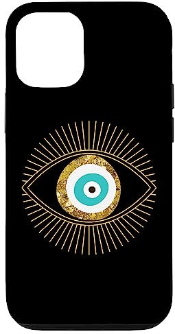 iPhone 13 Pro Good Luck Evil Eye Black Phone Case