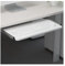 Tastaturschublade Unter Dem Schreibtisch, Desktop-Tastaturablage 25cm Breit, Computer-Schublade für Heim und Büro, Weiß (Size : 65x25cm(25.5x10inch))