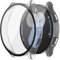 Misxi 2 Piezas Funda Protectora Pantalla de PC Duro para Samsung Galaxy Watch 7 44mm, Ultra-Delgada Cubierta Resistente a los Arañazos con Cristal Templado para Galaxy Watch7, Transparente
