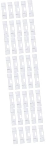Amosfun 40 Stk Jalousien Haken Reparatur Von Vertikaljalousien Clips Für Fensterjalousien Volant-clips Schaufelschoner Metallische Vorhänge Ersatz-vertikal-blindplatten Eisen Weiß