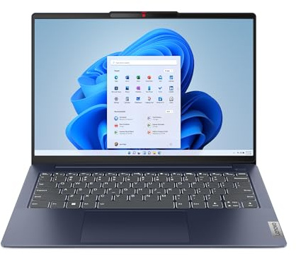 Lenovo IdeaPad Slim 5 14IAH8 (83BF004MMH) | WUXGA OLED da 14 | Intel Core i5-12450H | 16 GB RAM | 512 GB SSD | Windows 11, WIFI 6E | QWERTY Tastiera - Abyss Blue
