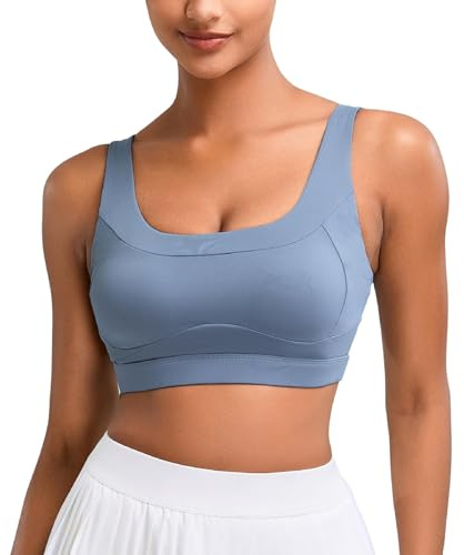 Vorcy High Impact Sports Bra for Women Running Sports Bra Padded Bra U Back | High Support Sports Bras for Women,Workout Bra,Scoop Neck,Molded Cup,Moisture-Wicking Fabric for Running,Yoga & Gym Workouts